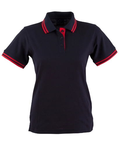 Picture of Winning Spirit, Ladies Truedry Contrast S/S Polo